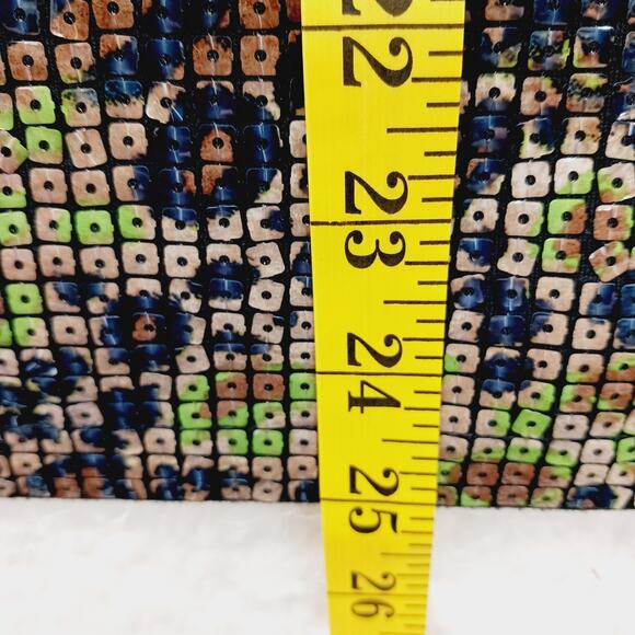 Tank Top Size XL Sequin Leopard Zebra Going out Top Club Luxe Chic Mob Wife Y2K - Picture 4 of 11